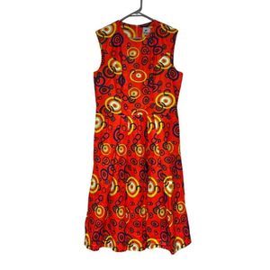 HOS14 Pleated Bright MIDI Dress Size UK 46 US 18
